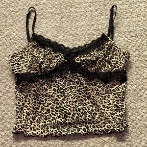 Leopard print tank